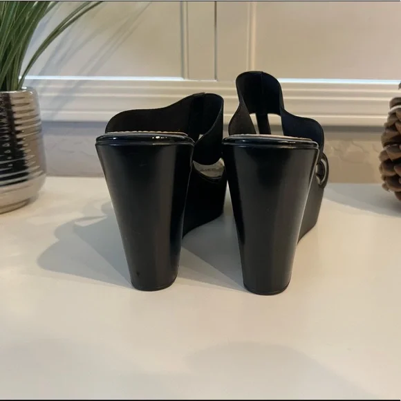 Charles David Black Sandals. Size 11. Worn once.  🌸 - Picture 4 of 9